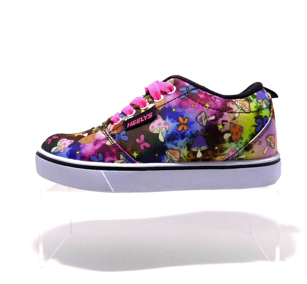 Heelys Pro 20 Print Multi Color Sneaker with Wheels- Kids Size 3Y- New